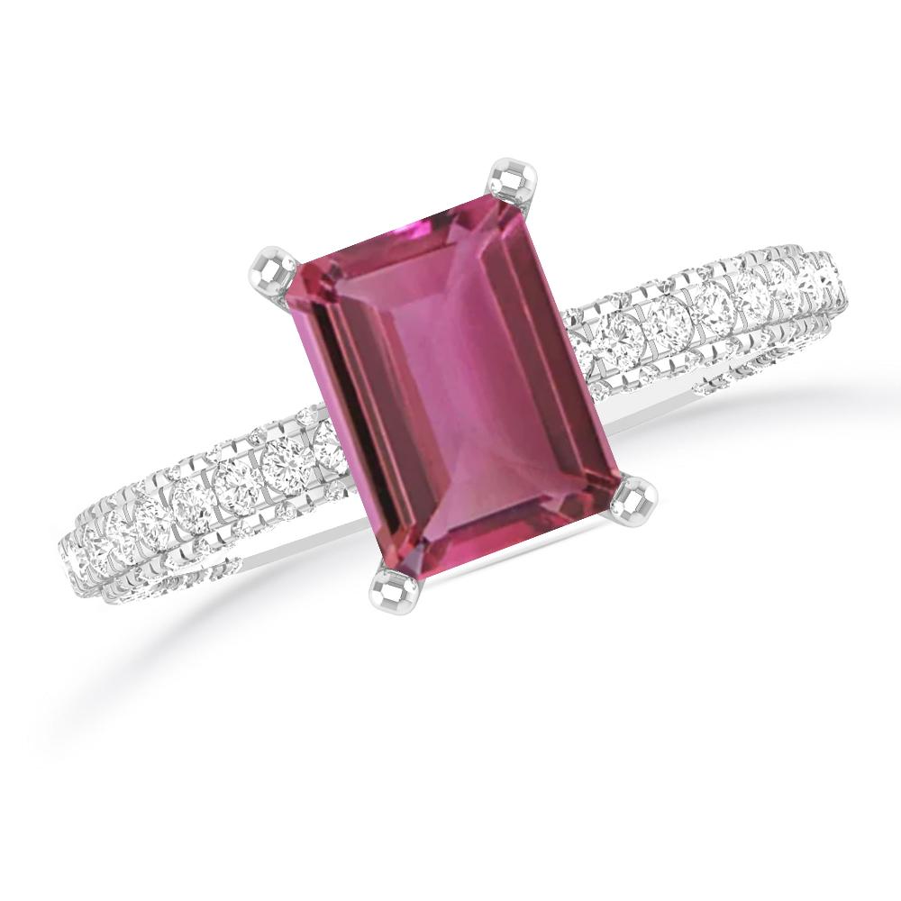 White Gold - Pink Tourmaline