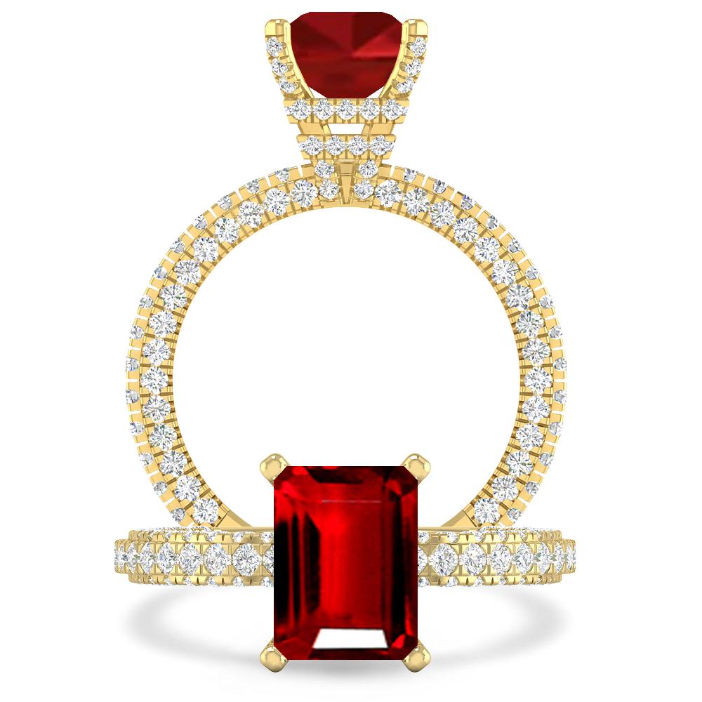 Yellow Gold - Ruby