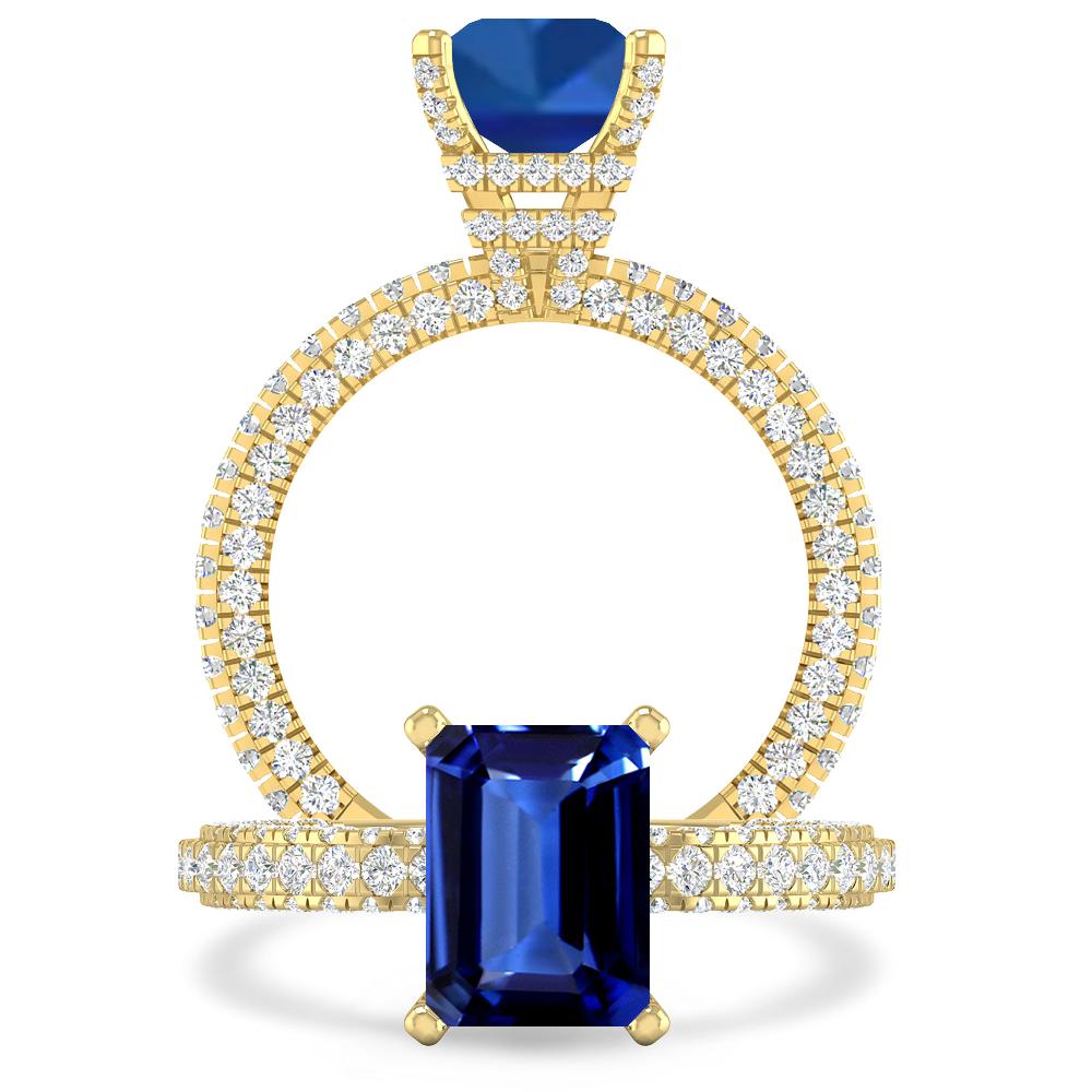 Yellow Gold - Sapphire