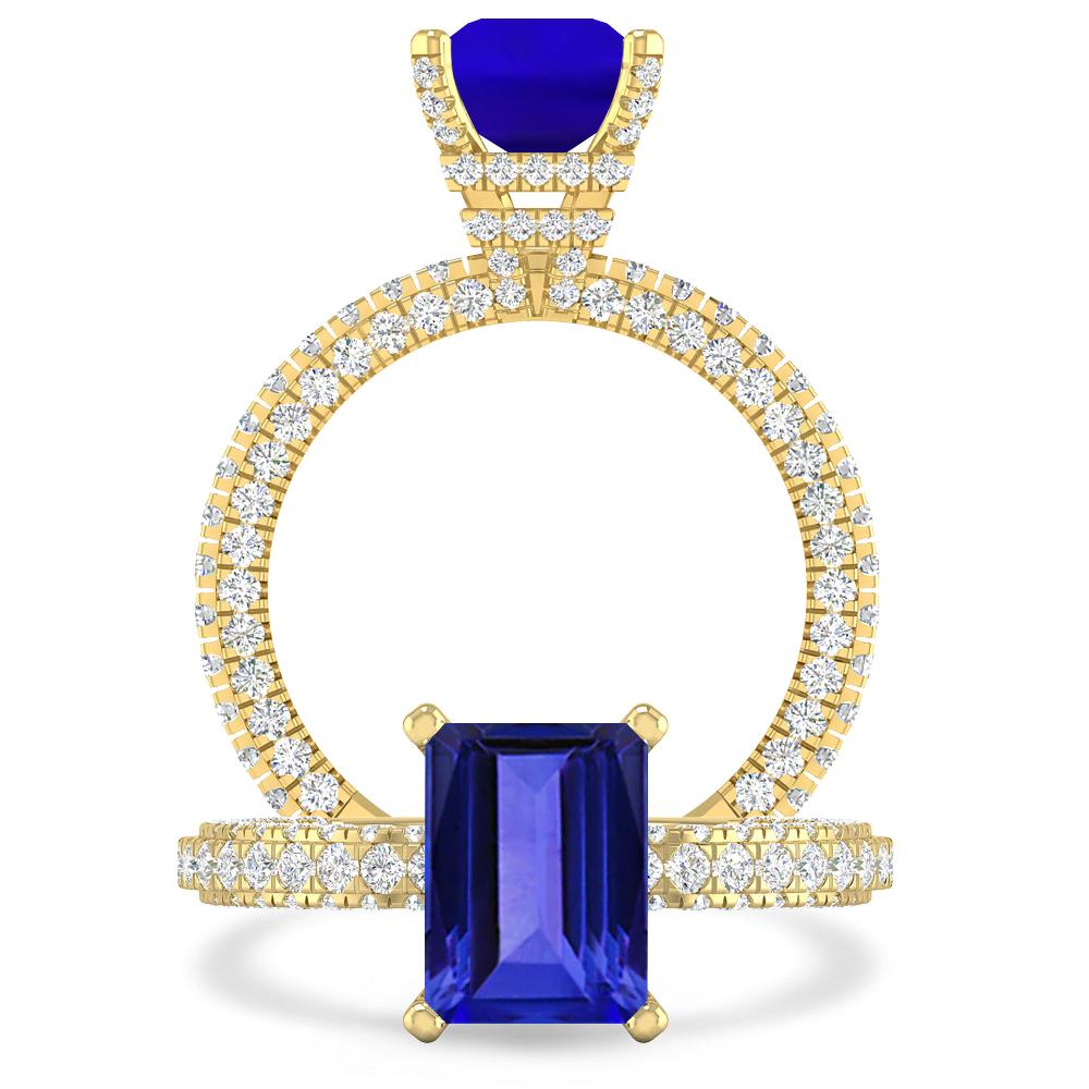 Yellow Gold - Tanzanite