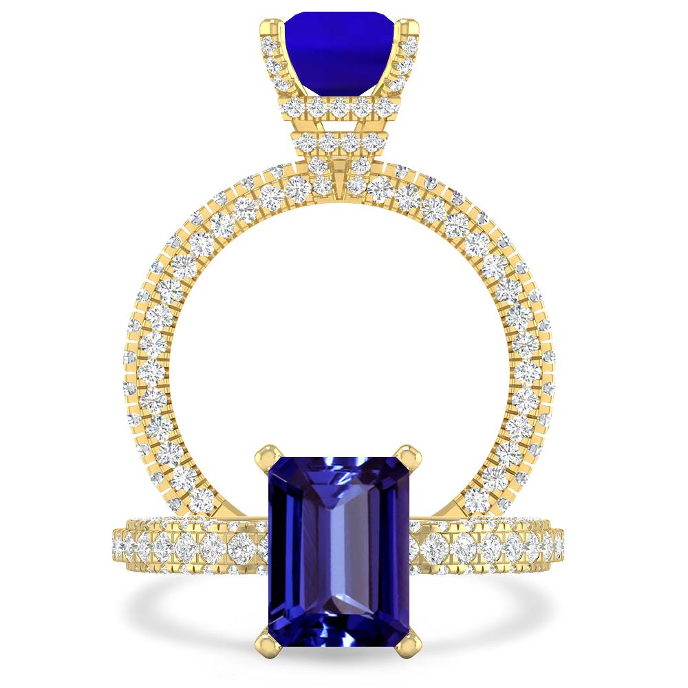 Yellow Gold - Tanzanite