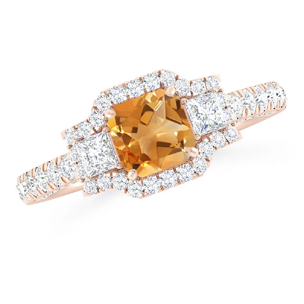 Rose Gold - Citrine