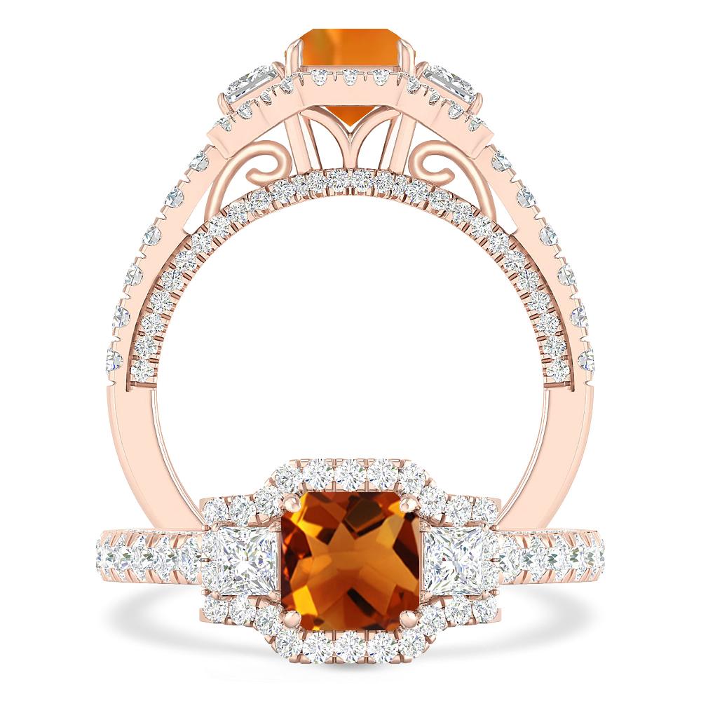 Rose Gold - Citrine