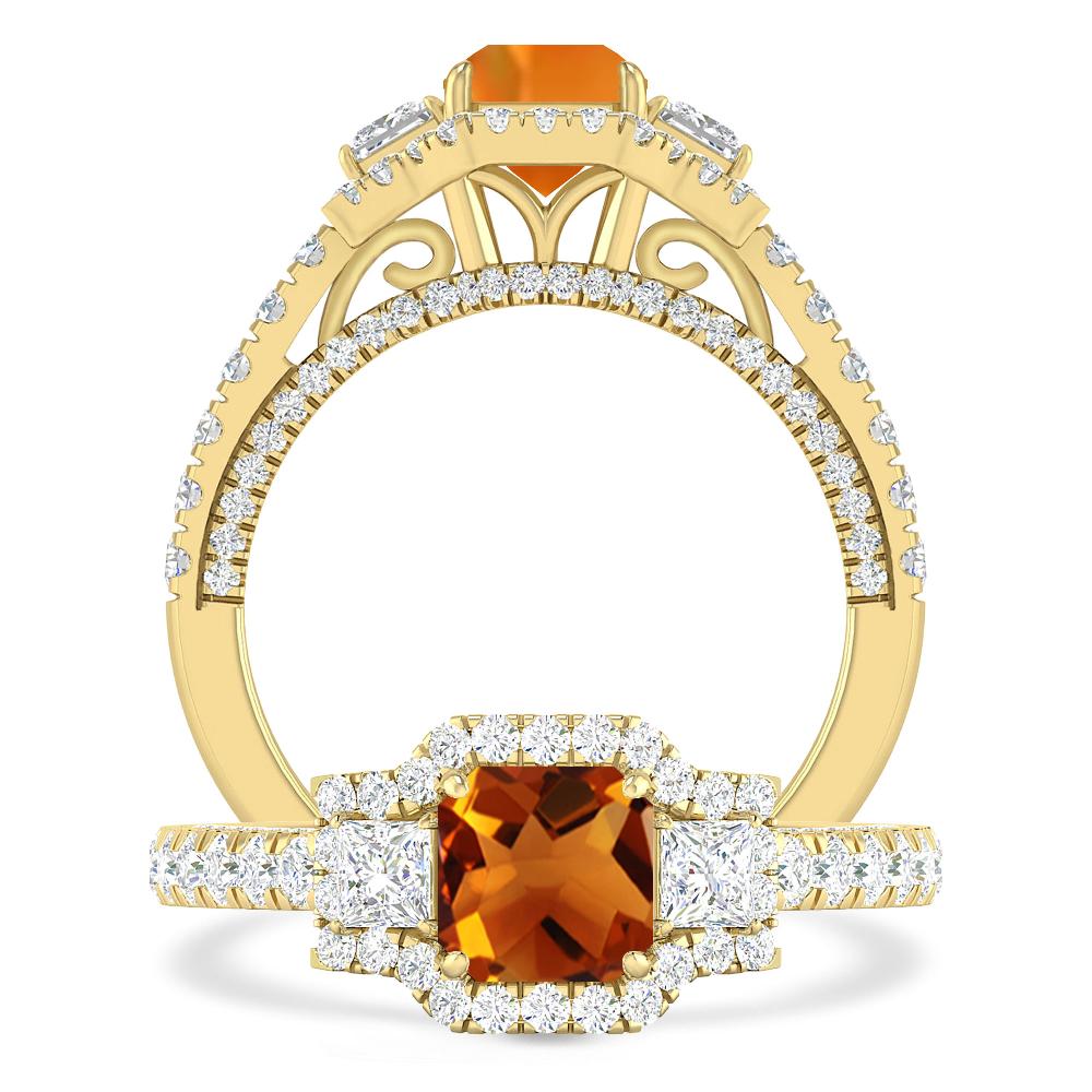 Yellow Gold - Citrine