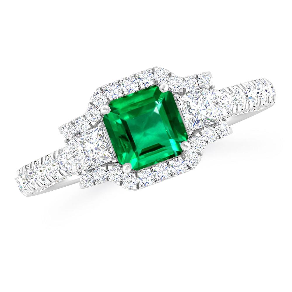 White Gold - Emerald