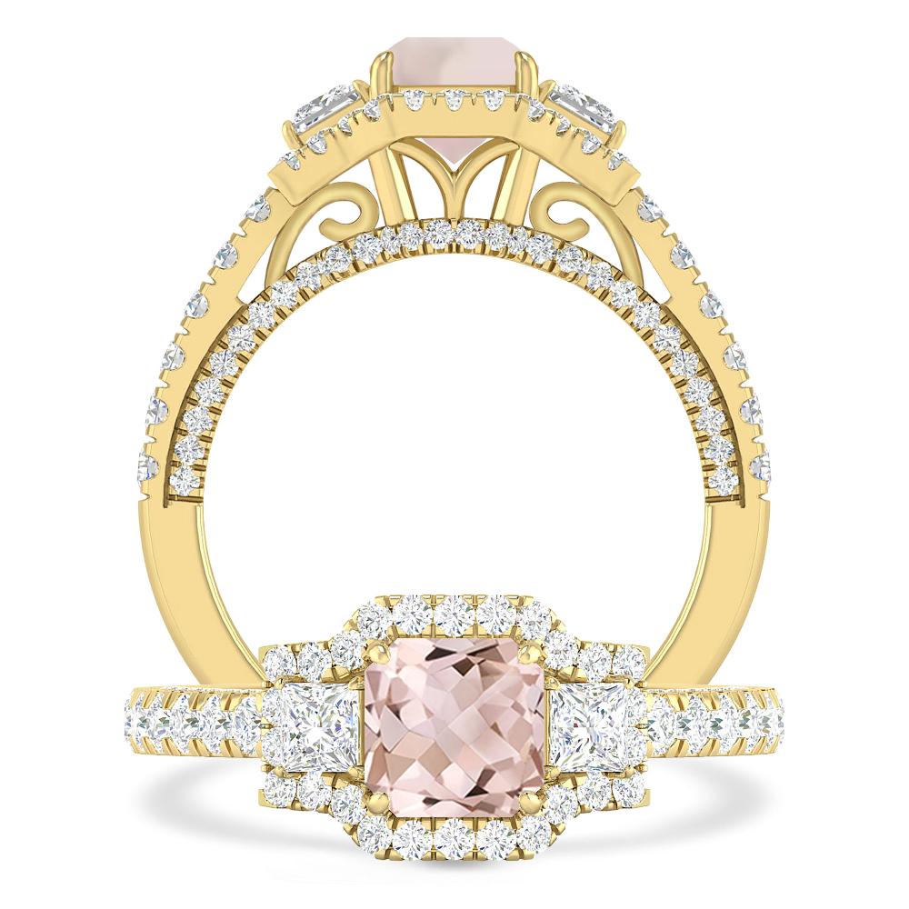 Yellow Gold - Morganite