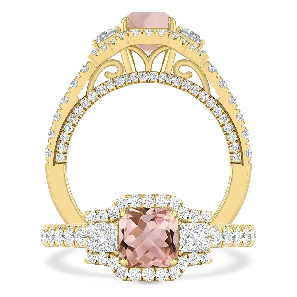 Yellow Gold - Morganite