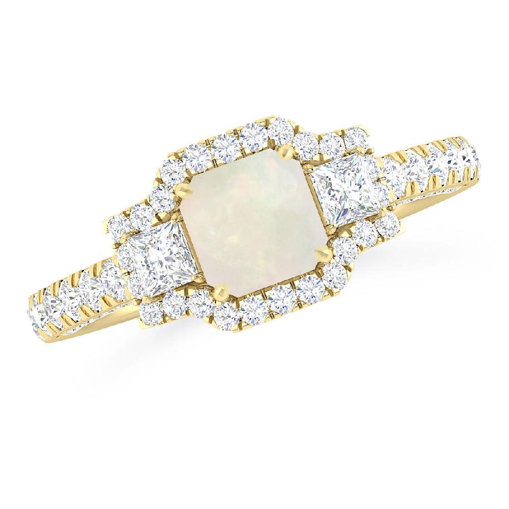 Yellow Gold - Opal