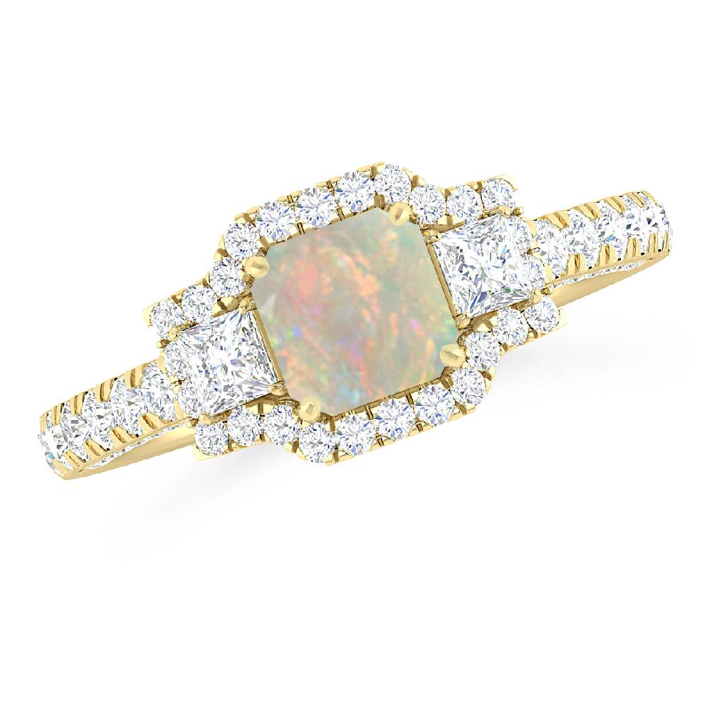 Yellow Gold - Opal