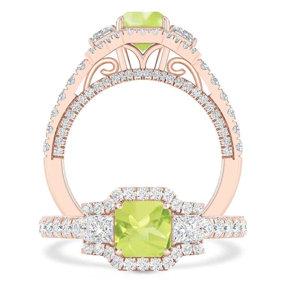 Rose Gold - Peridot