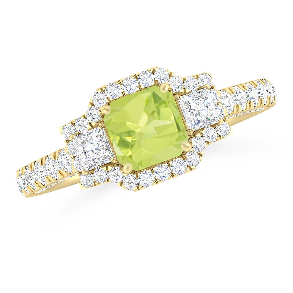 Yellow Gold - Peridot