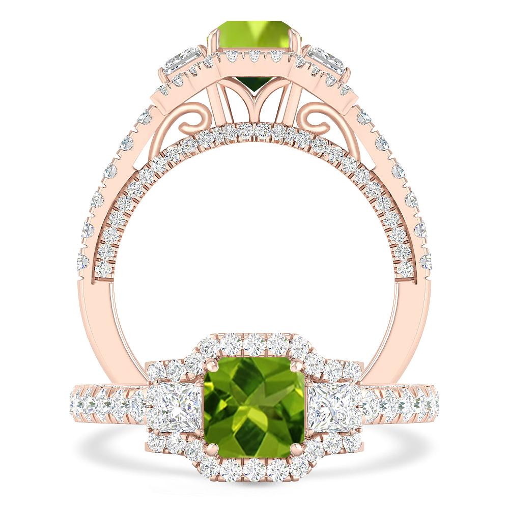 Rose Gold - Peridot