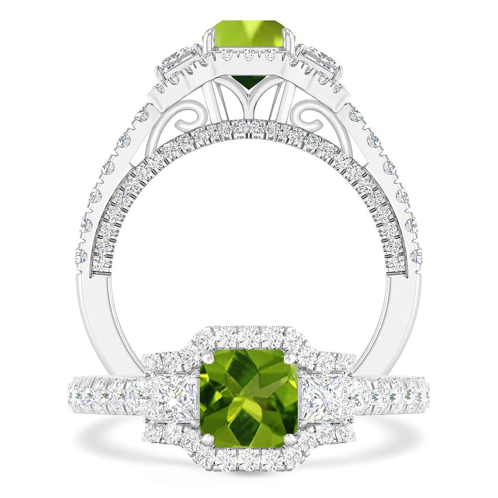 White Gold - Peridot