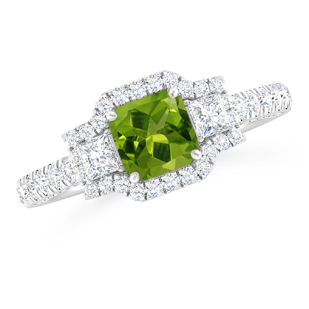 White Gold - Peridot