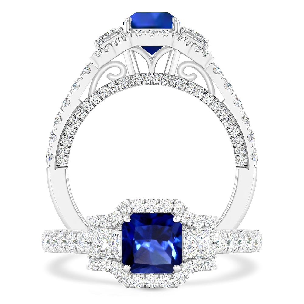 White Gold - Sapphire