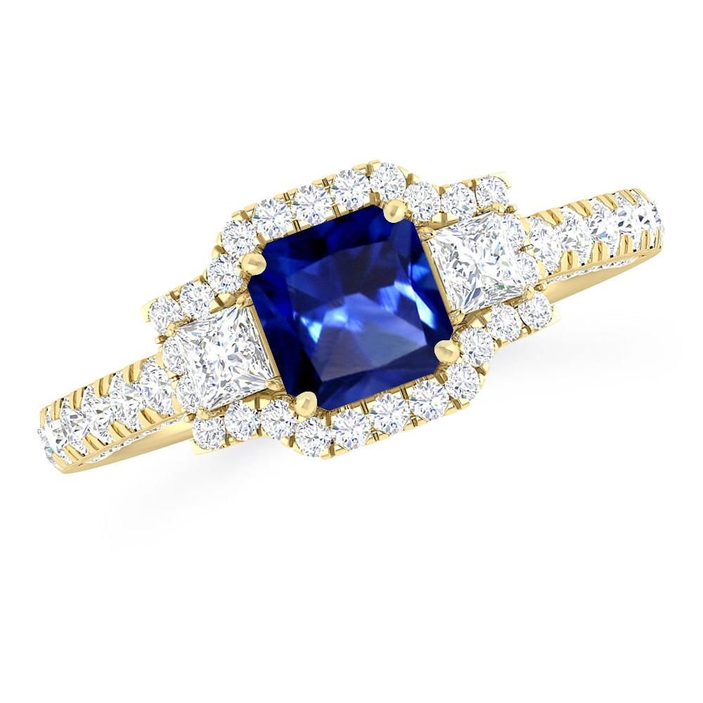 Yellow Gold - Sapphire