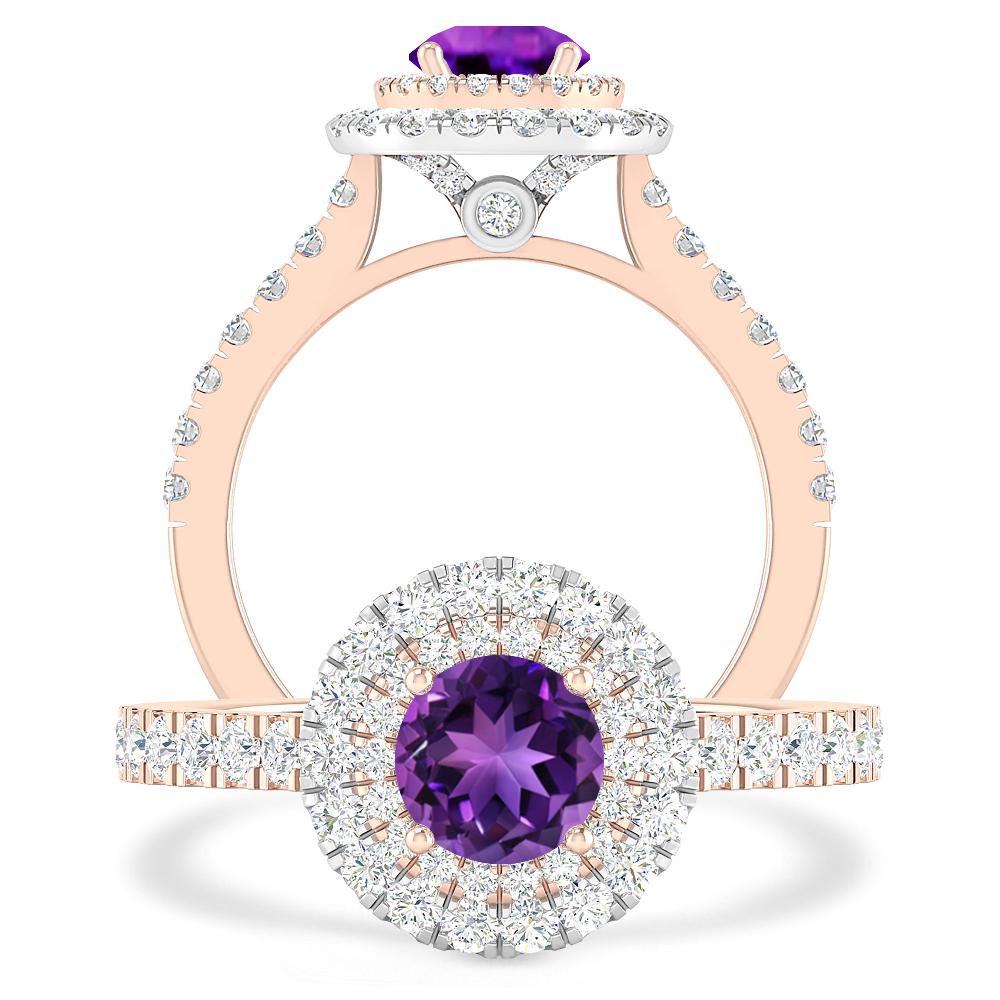 Rose Gold - Amethyst