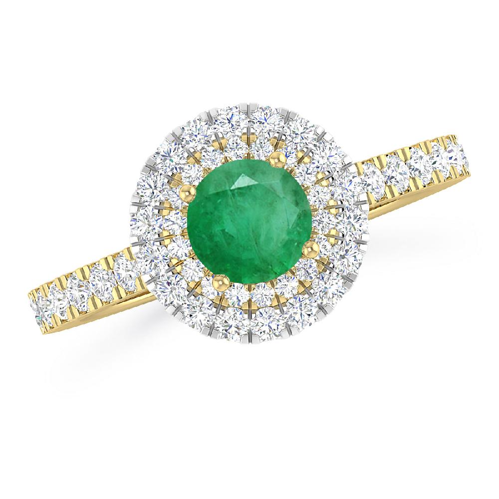 Yellow Gold - Emerald