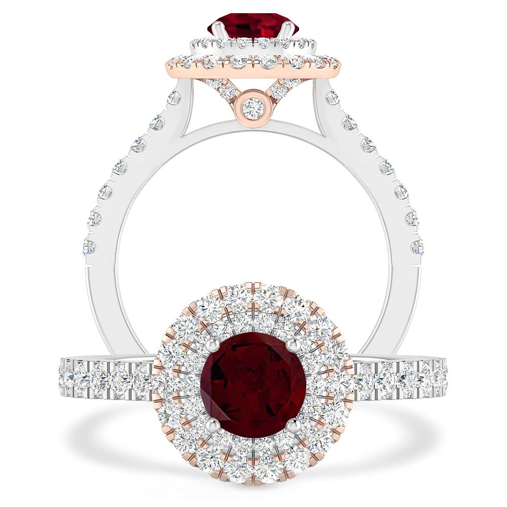 White Gold - Garnet