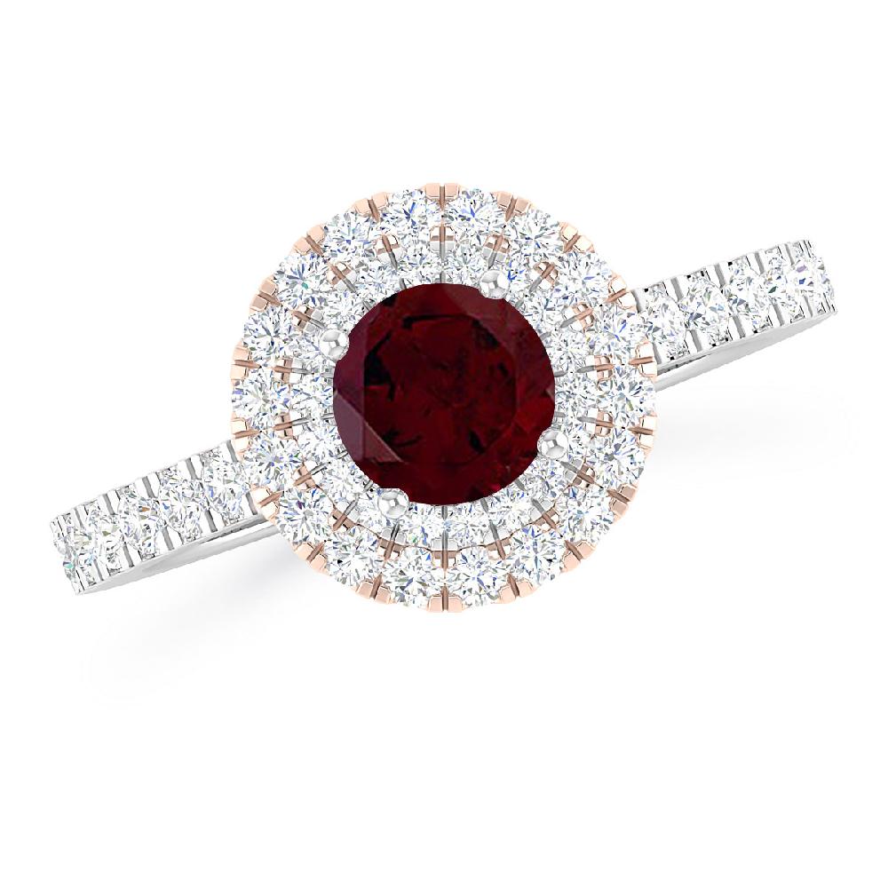 White Gold - Garnet