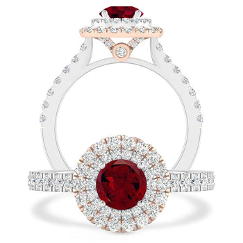 White Gold - Garnet