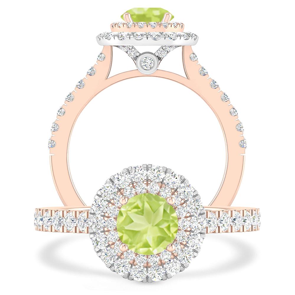 Rose Gold - Peridot