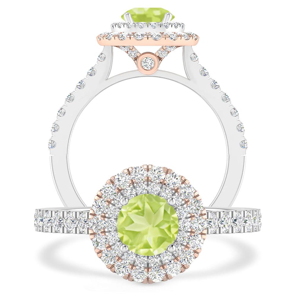 White Gold - Peridot