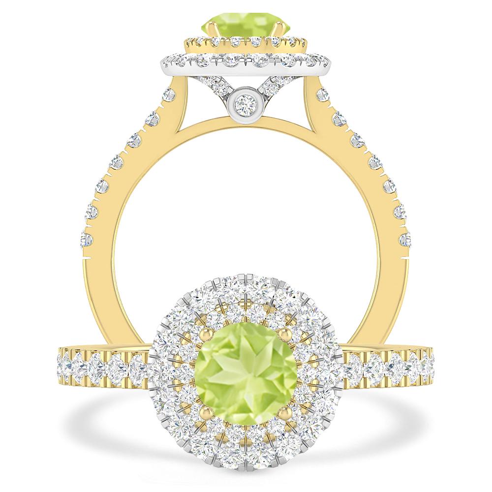 Yellow Gold - Peridot