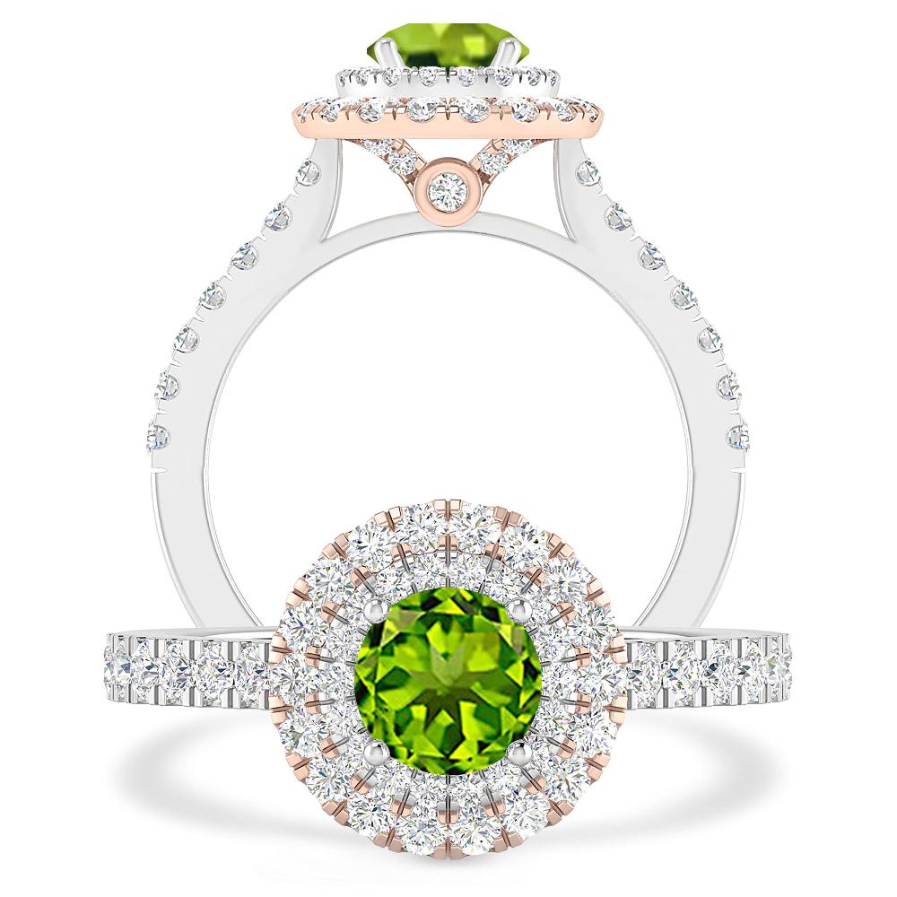 White Gold - Peridot