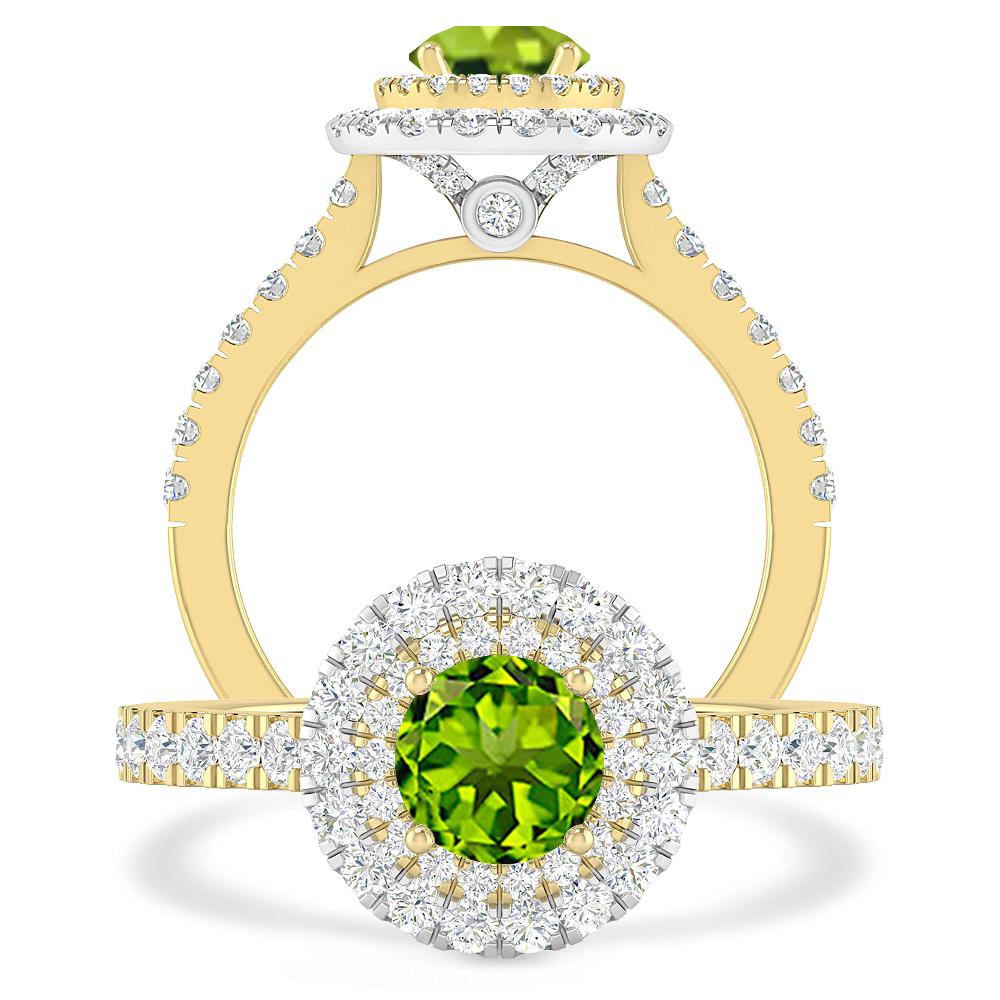 Yellow Gold - Peridot