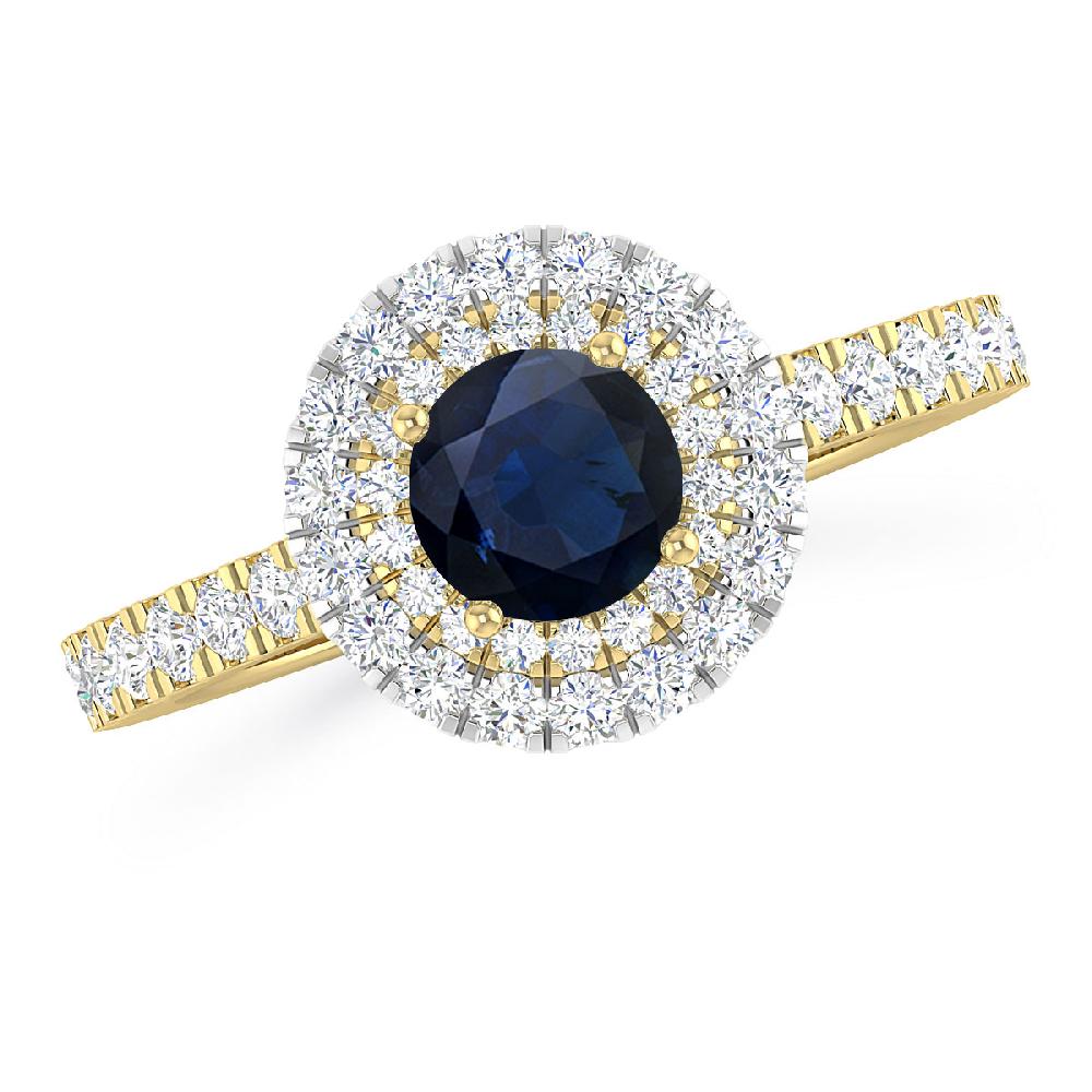 Yellow Gold - Sapphire