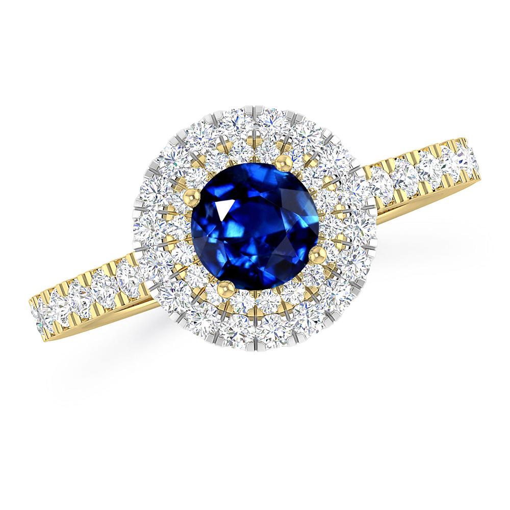 Yellow Gold - Sapphire