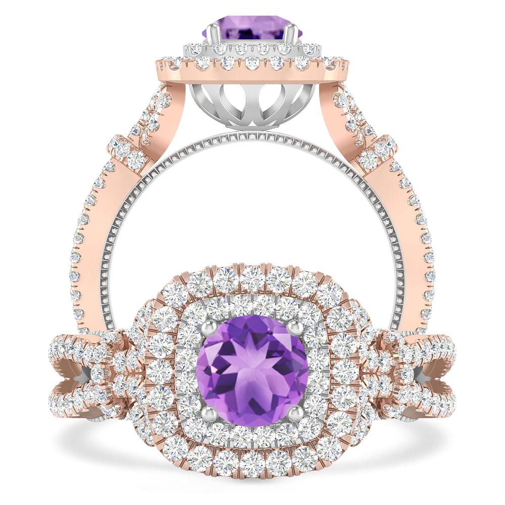 Rose Gold - Amethyst