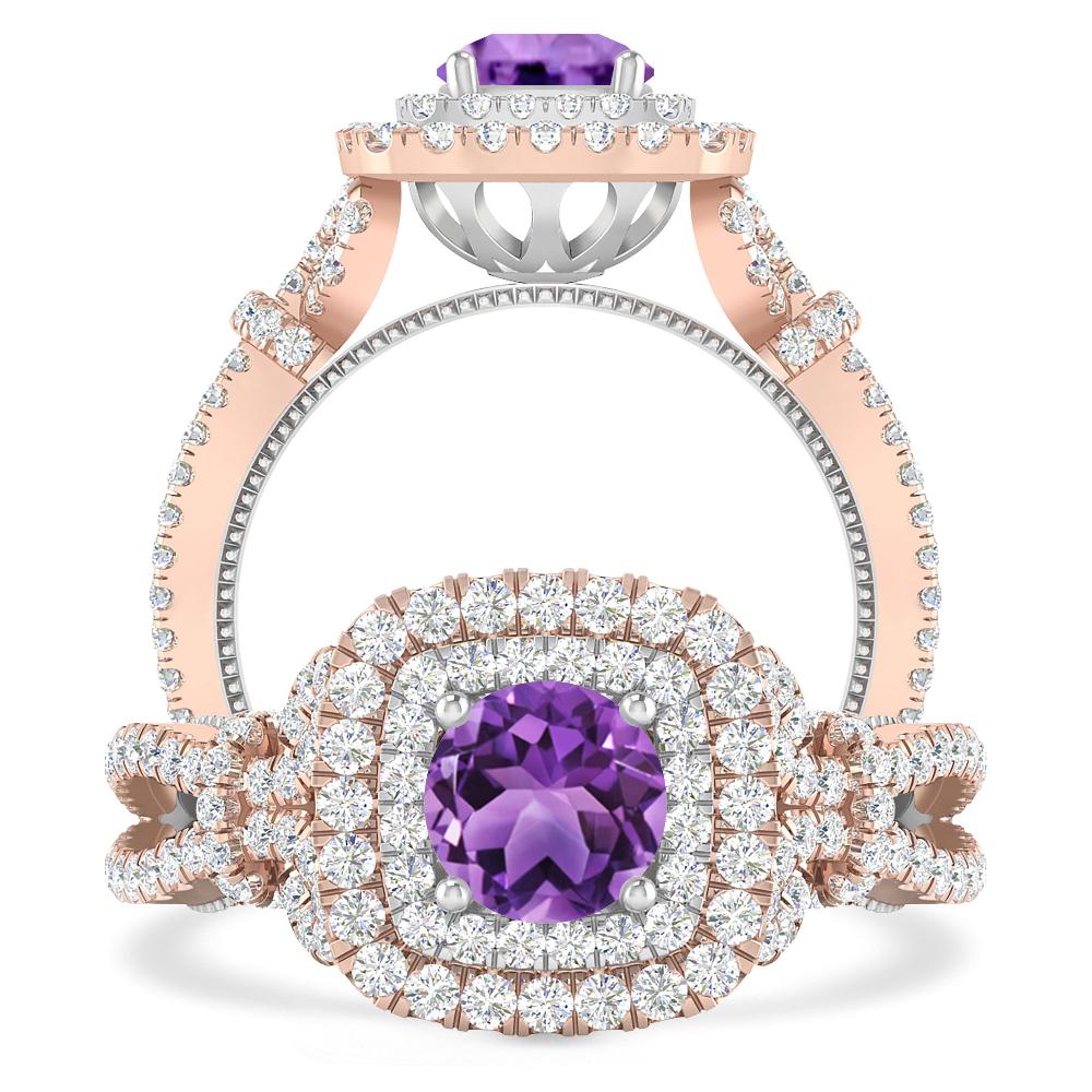 Rose Gold - Amethyst