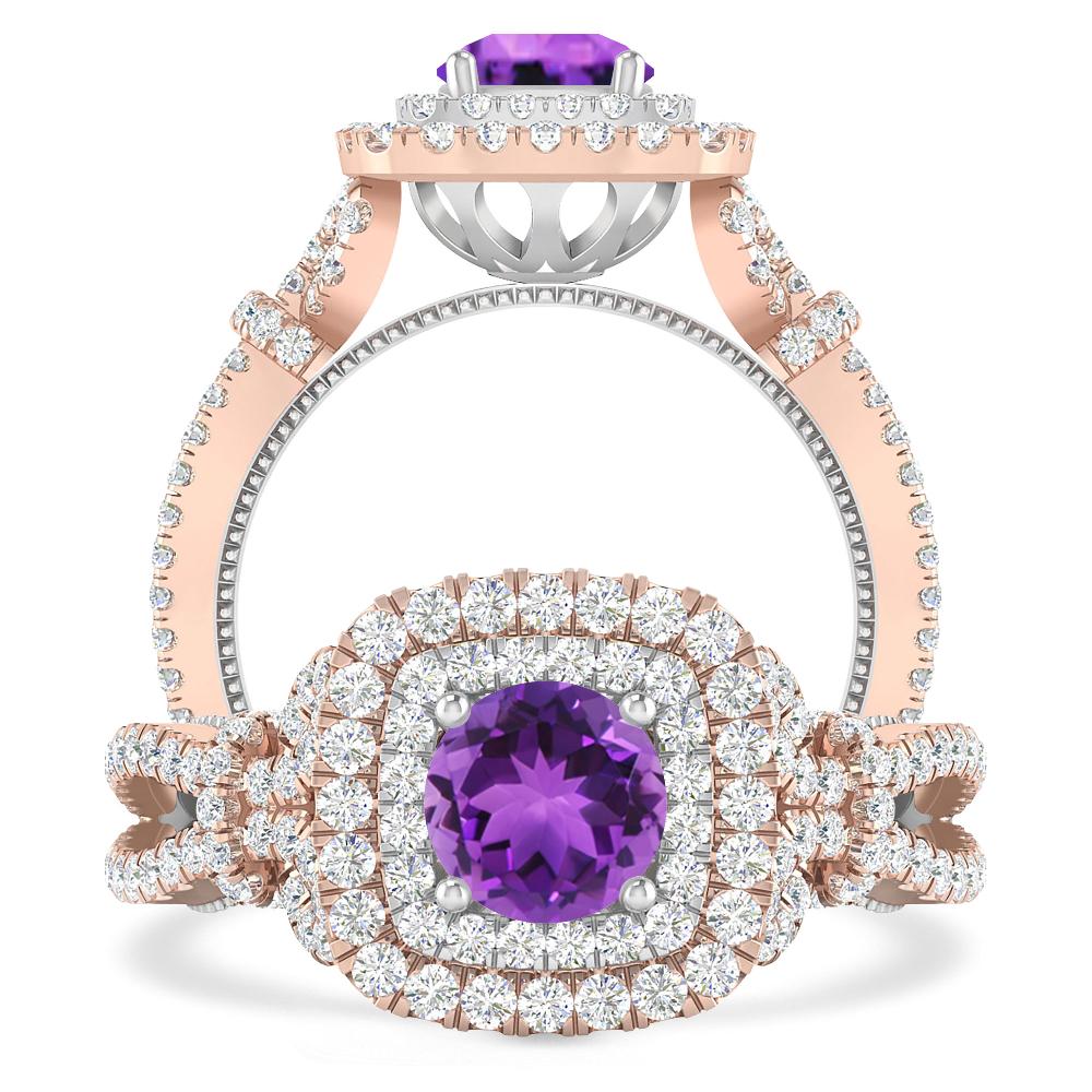 Rose Gold - Amethyst