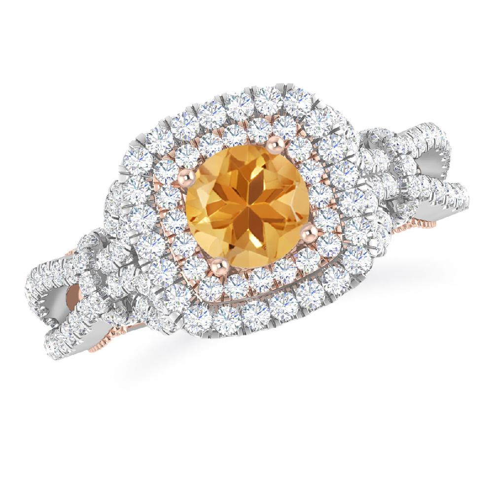 White Gold - Citrine