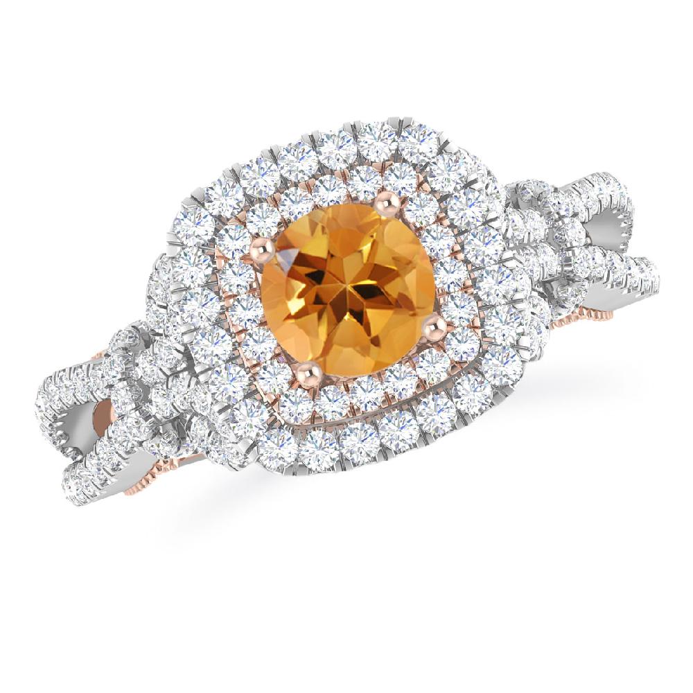 White Gold - Citrine