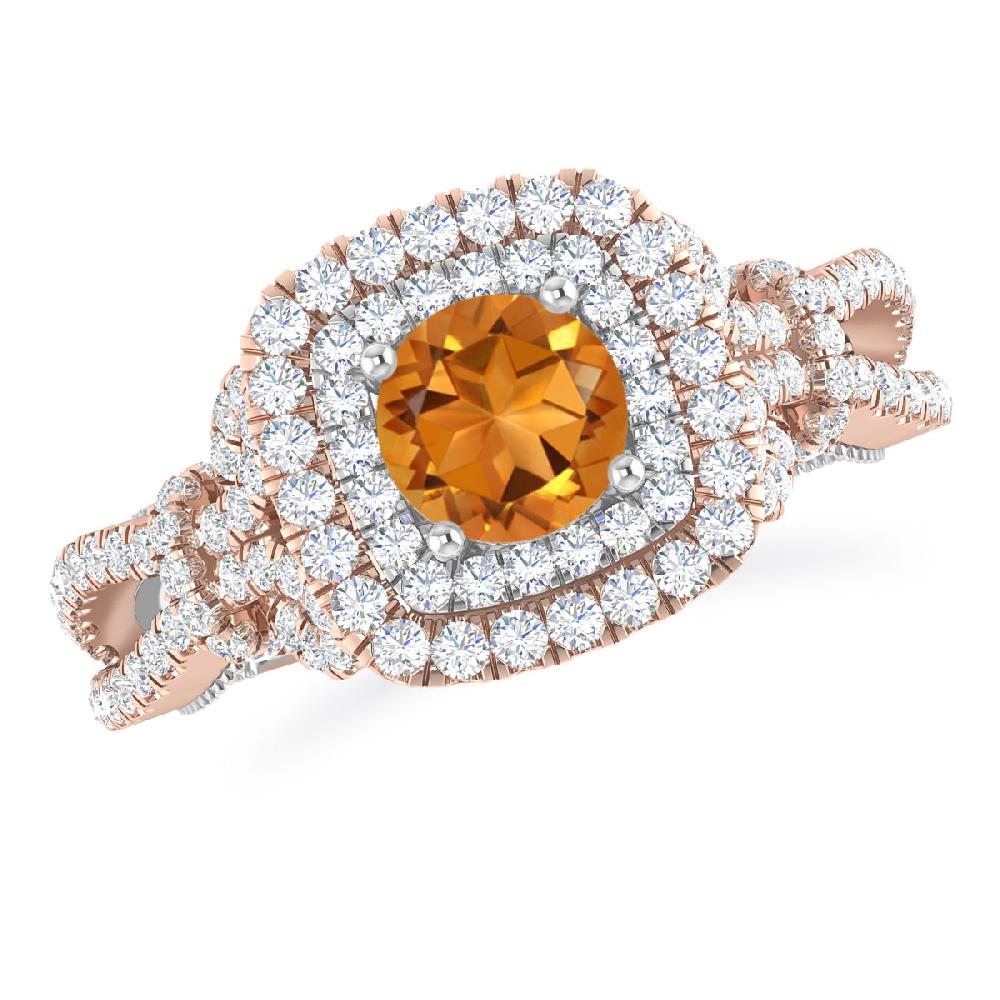 Rose Gold - Citrine