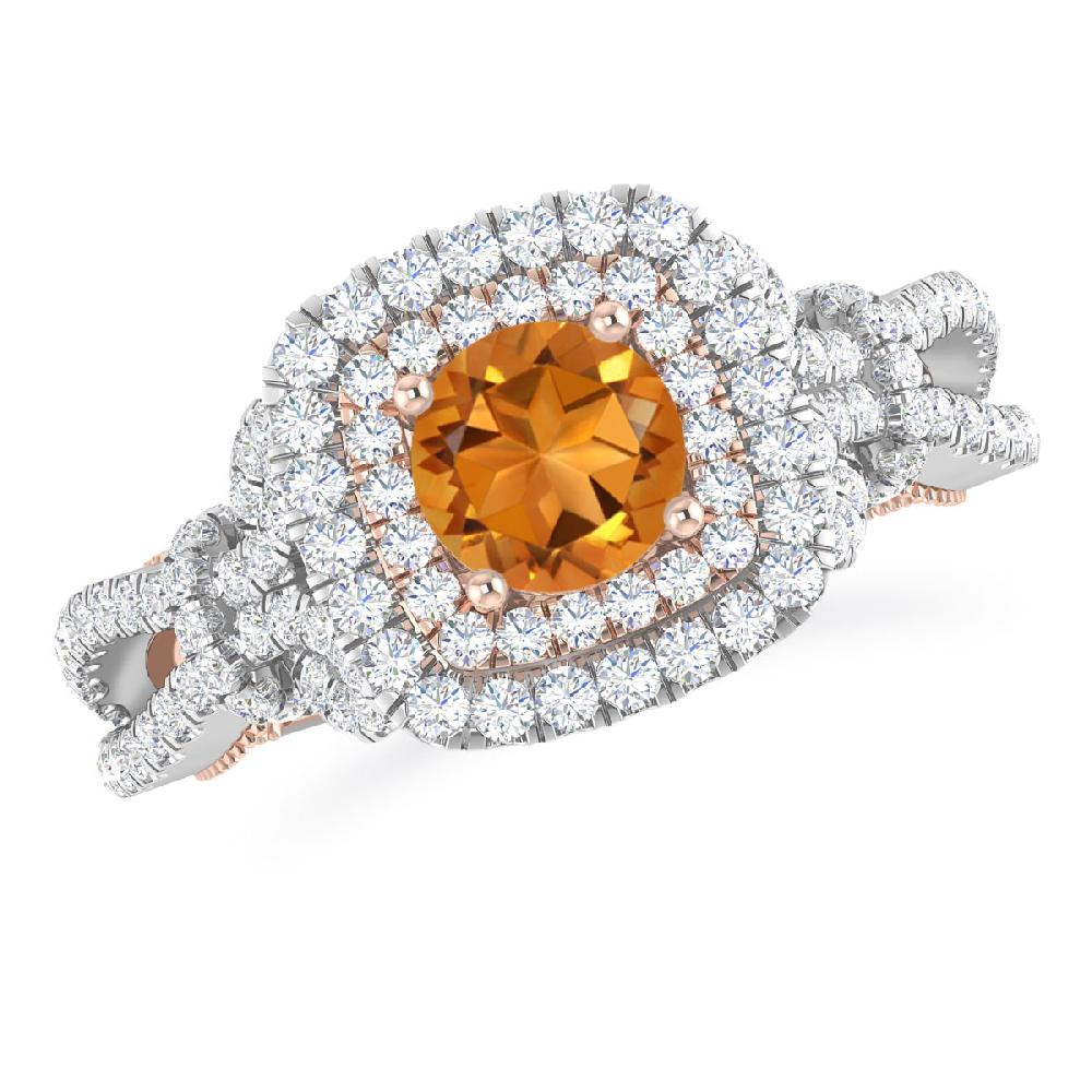 White Gold - Citrine