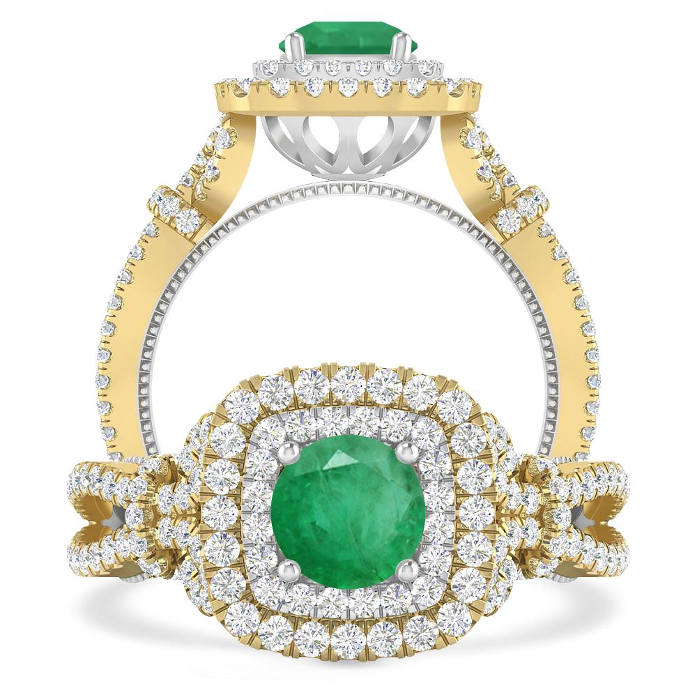 Yellow Gold - Emerald