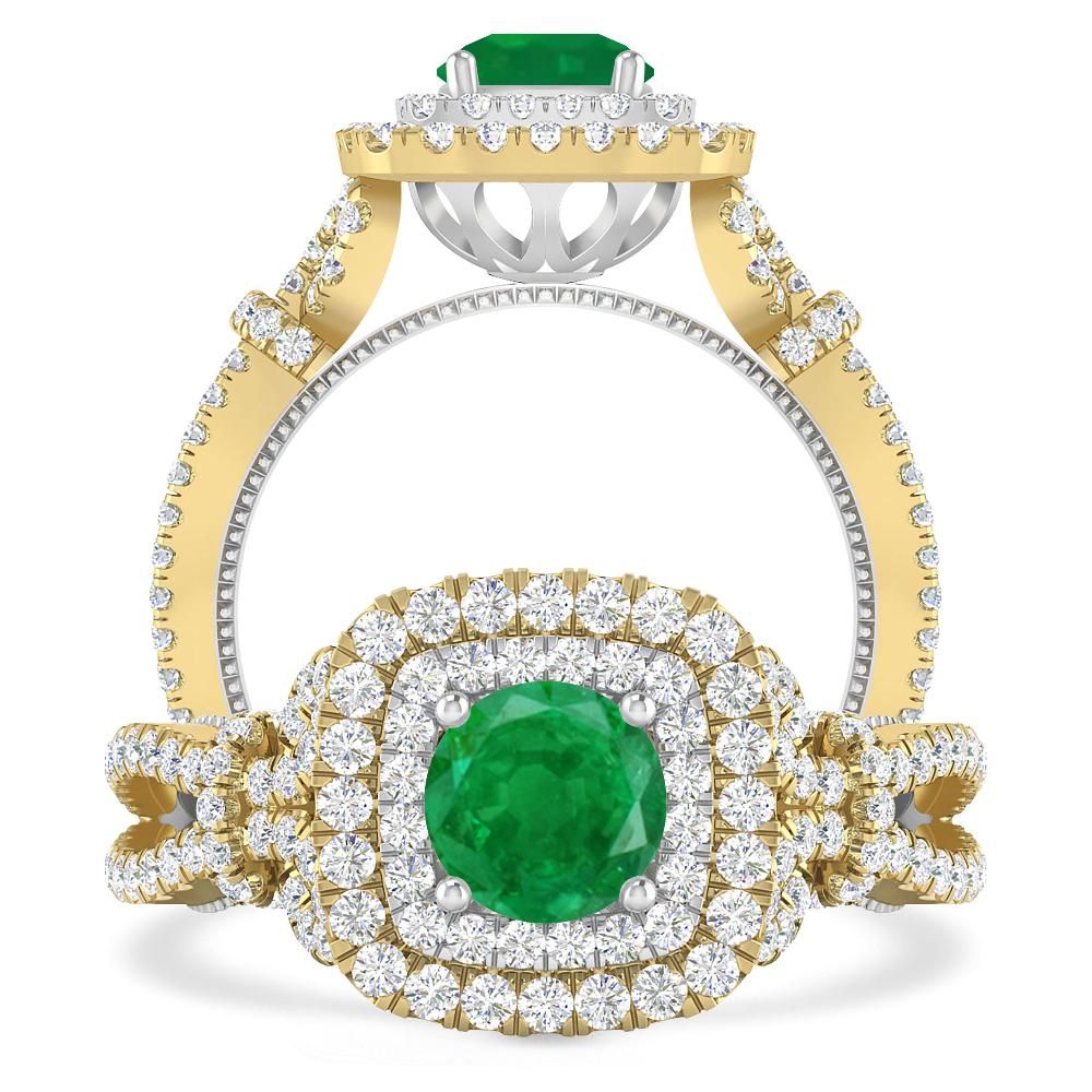 Yellow Gold - Emerald