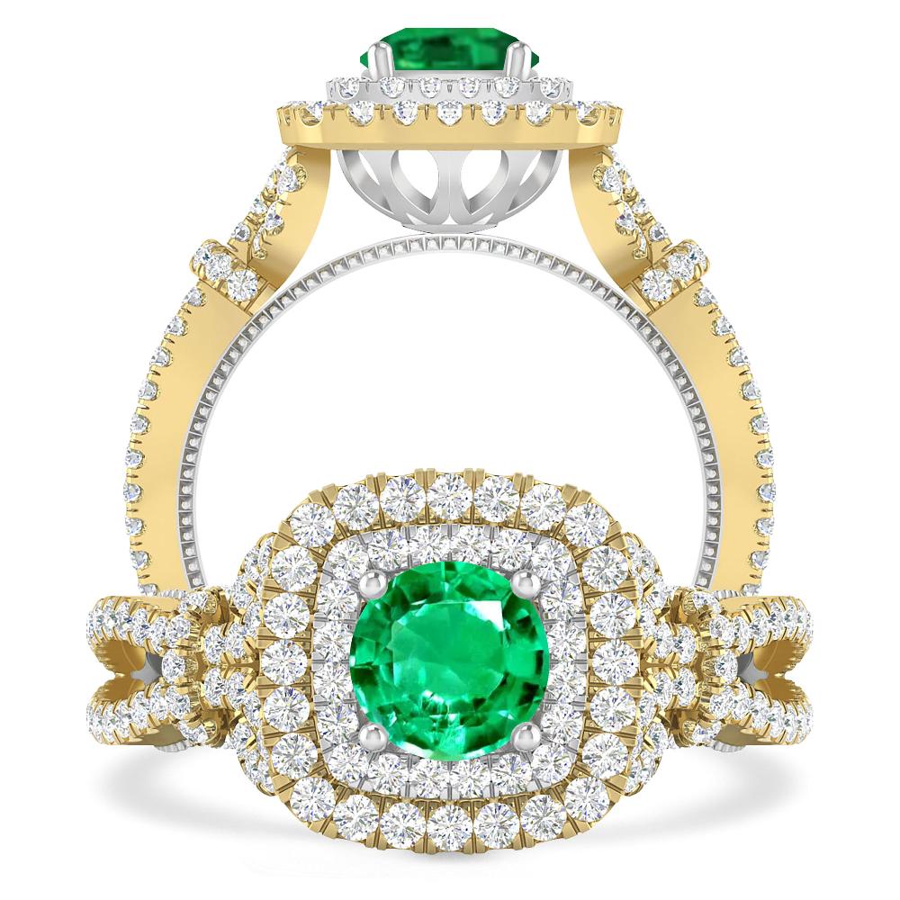 Yellow Gold - Emerald