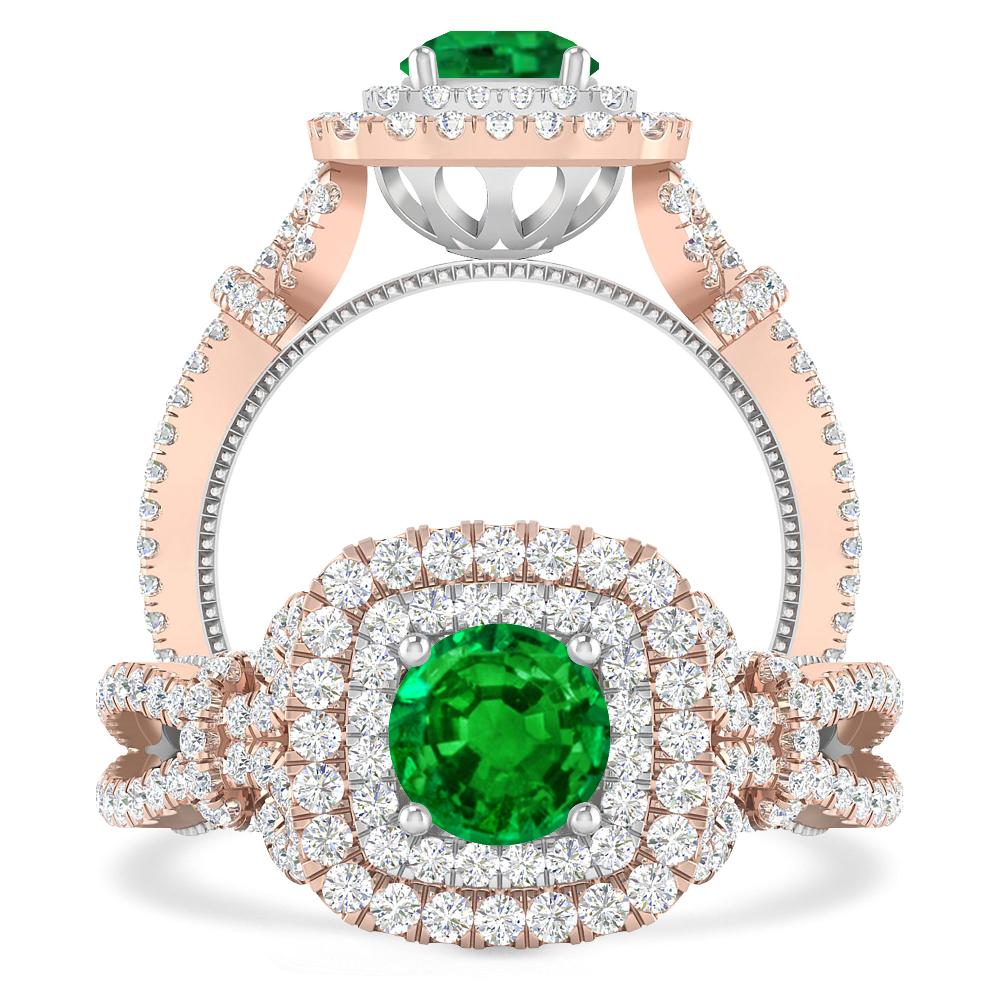 Rose Gold - Emerald