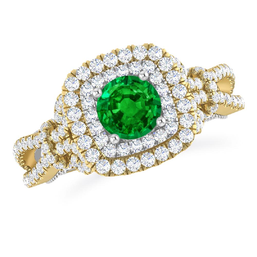 Yellow Gold - Emerald