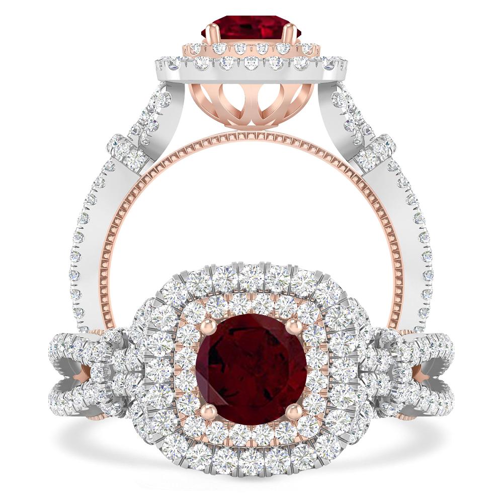 White Gold - Garnet