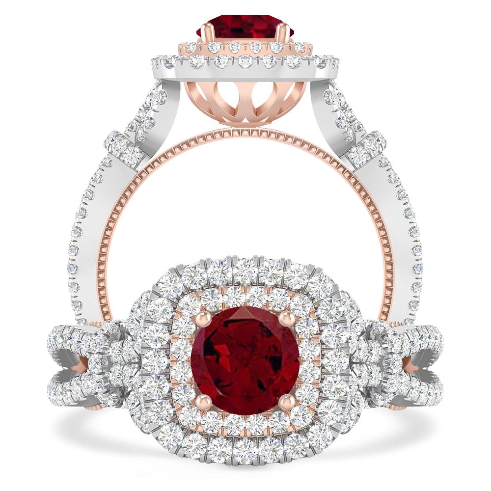 White Gold - Garnet