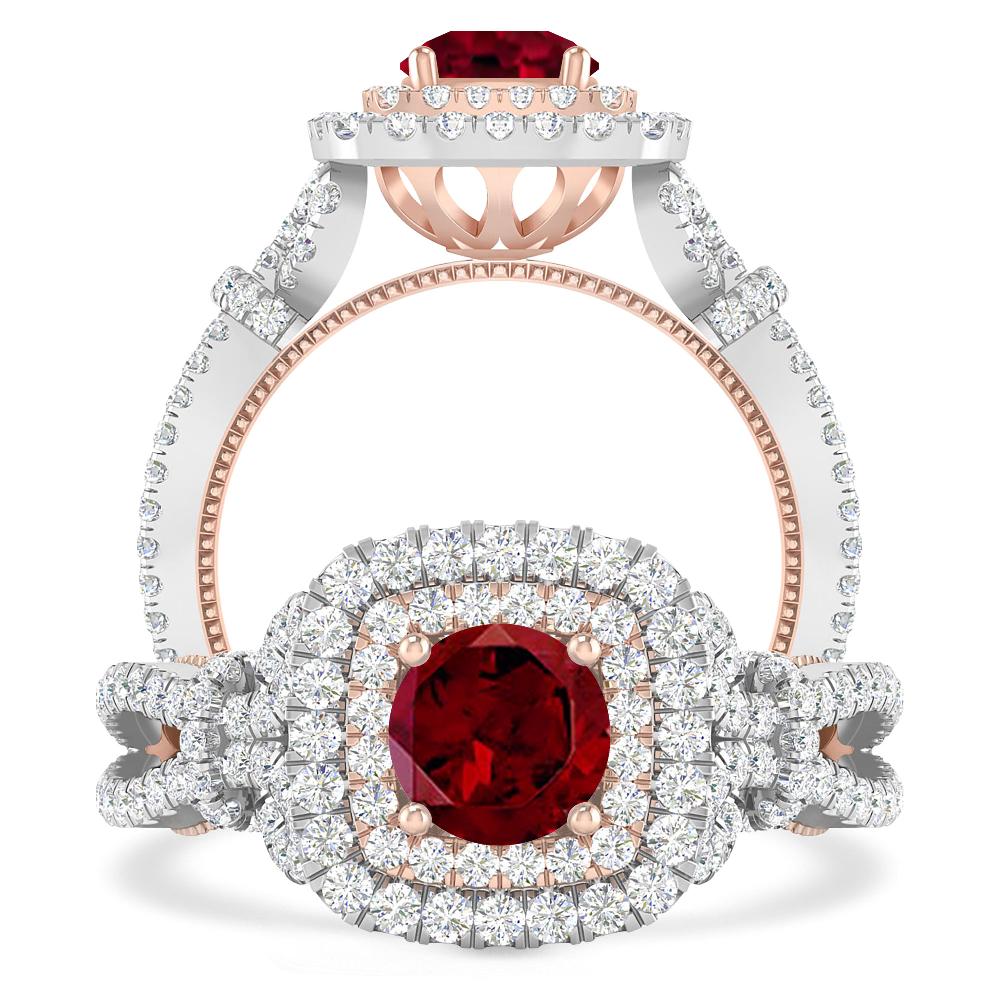 White Gold - Garnet