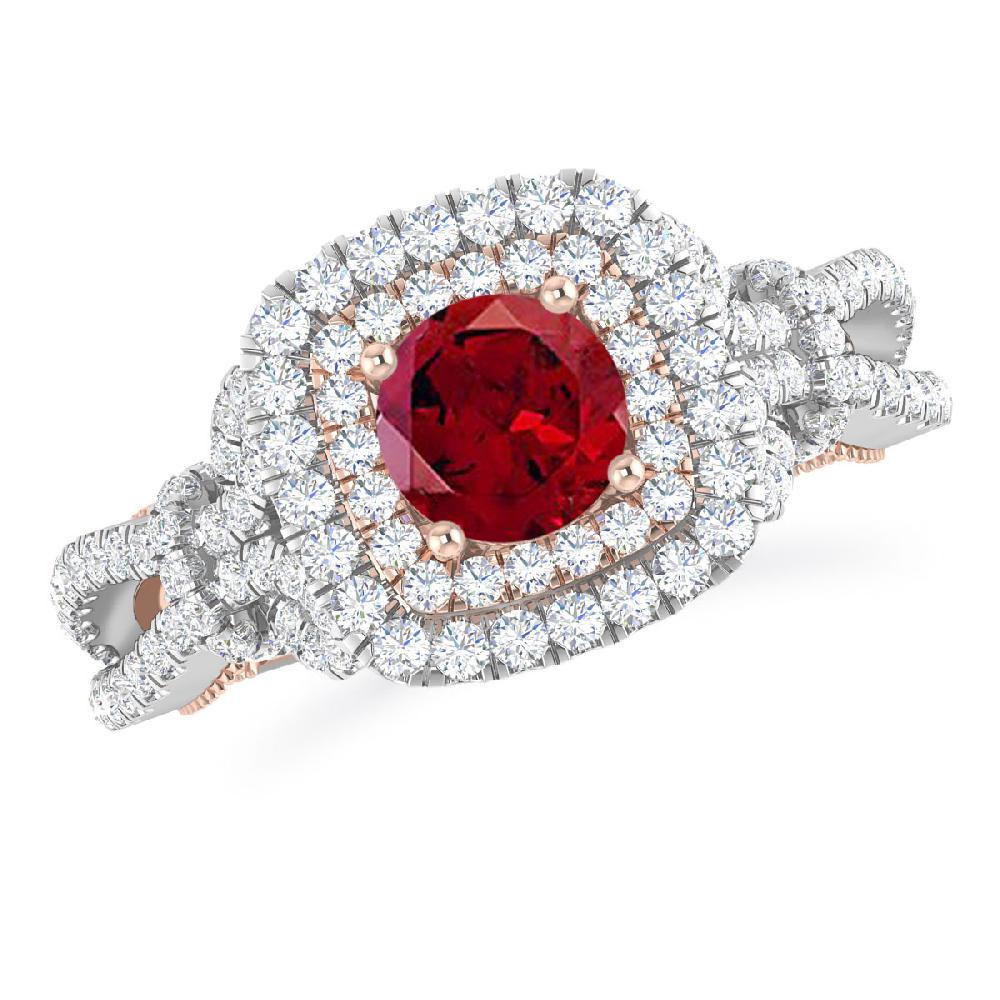 White Gold - Garnet