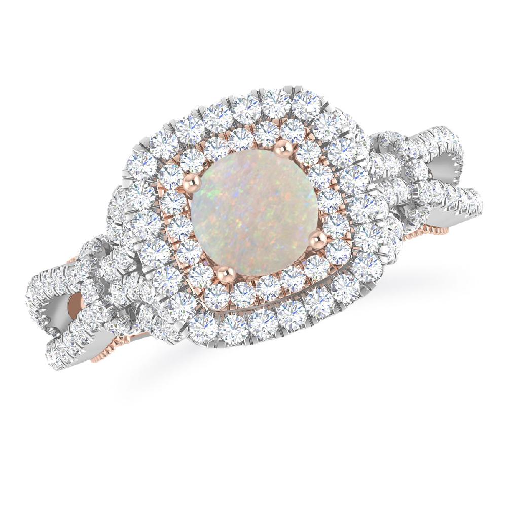 White Gold - Opal