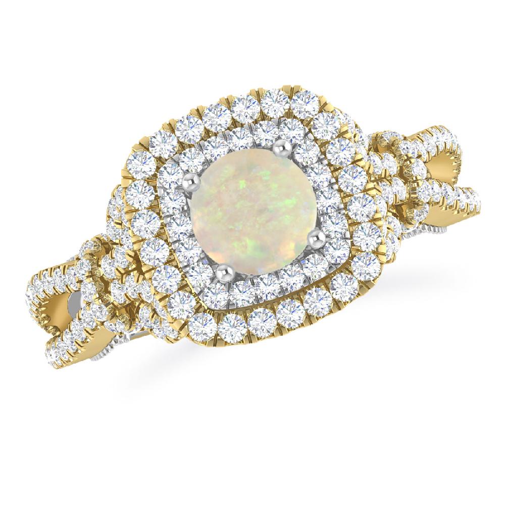 Yellow Gold - Opal